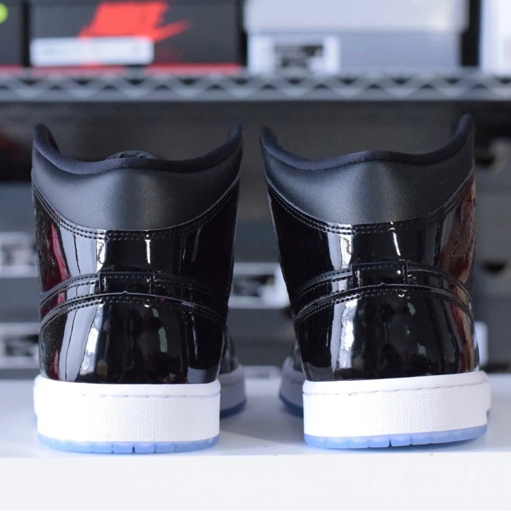 Air Jordan 1 Mid Space Jam black concord white  DV1308-004 size 8 - 13 mens - Picture 3 of 13